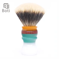 boti brush jam on the white clouds and nc chubby finest two band badger hair knot fan type whole shaving brush mens beard tool