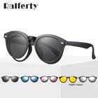 Ralferty 5 в 1 магнитные Солнцезащитные очки женские поляризационные очки на клипсах мужские круглые оптические оправы по рецепту желтые gunes gozlugu A2205