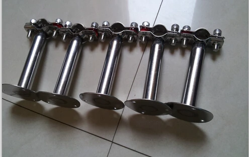 51 мм 2 дюйма зажим для трубы из нержавеющей стали кронштейн с базовой пластиной