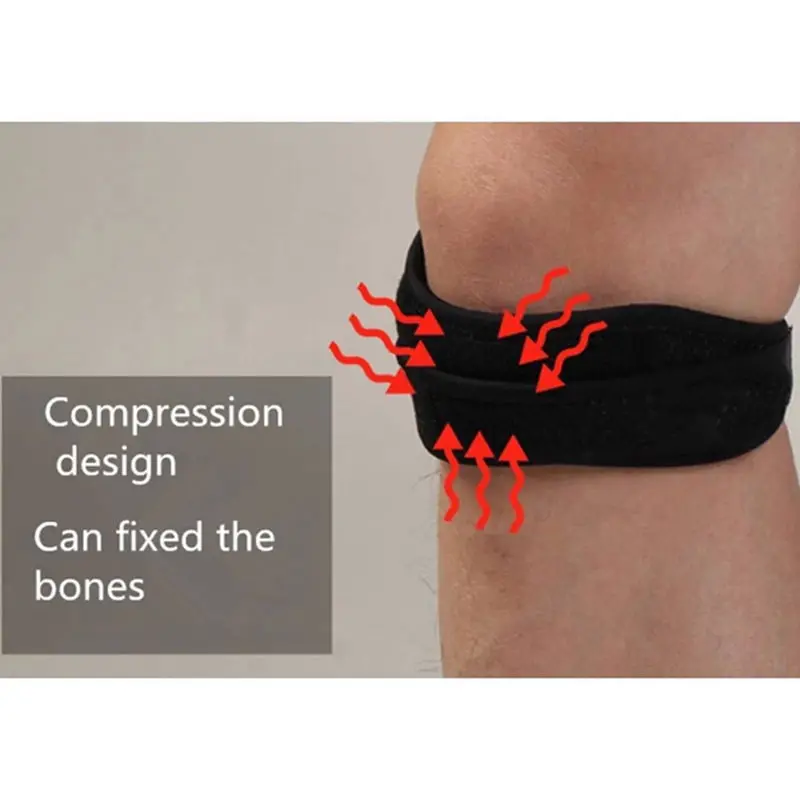 Регулируемый 1 шт. спортивный наколенник для поддержки колена защита обхвата ног