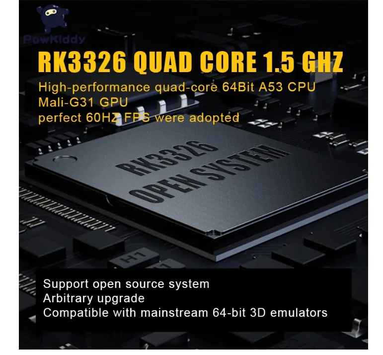 POWKIDDY RGB10 портативная игровая консоль RK3326 3 5 дюймов IPS Макс 128 ГБ 30000 игры с открытым