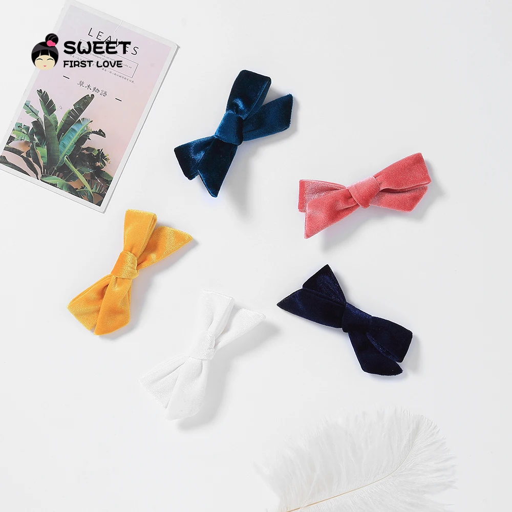 Новые бархатные шпильки для волос с бантом женщин супер мягкие девушек| |