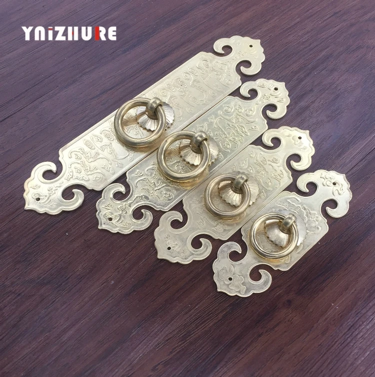 Мебельная фурнитура в античном стиле латунная ручка для шкафа ручки ящиков и