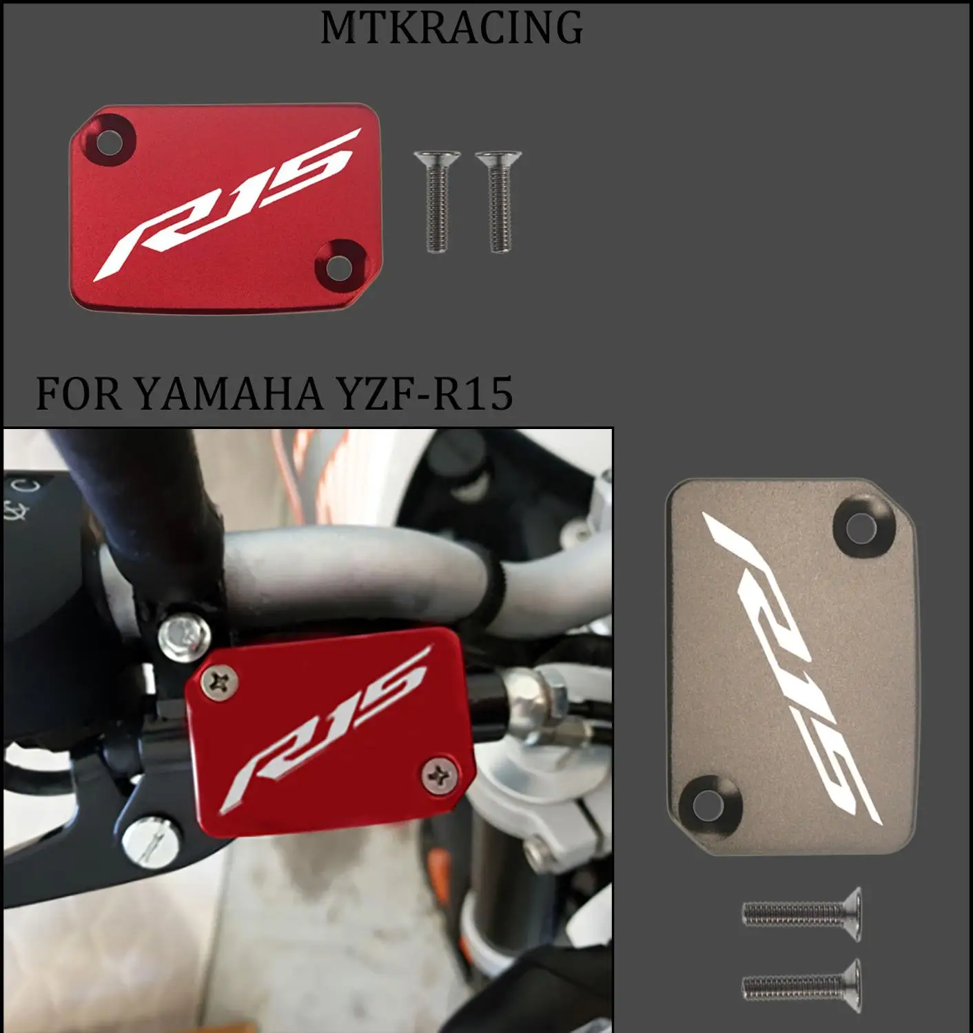 MTKRACING мотоциклетная Передняя Тормозная муфта главный цилиндр крышка резервуара