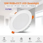 Светодиодный светильник Miboxer 18 Вт RGB + CCT FUT065 AC 100-240 В, круглая яркость, регулируемый светодиодный потолочный светильник
