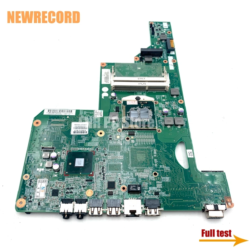 NEWRECORD 605903-001 615849-001 Laptop Motherboard For HP G62 G72 CQ62 HM55 UMA DDR3 MAIN BOARD free CPU fully tested