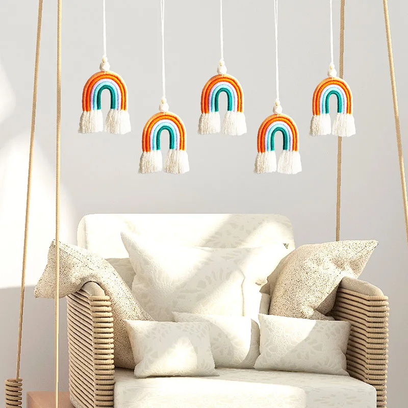 Ins мини Радужный кулон креативное украшение для дома гостиная детская комната
