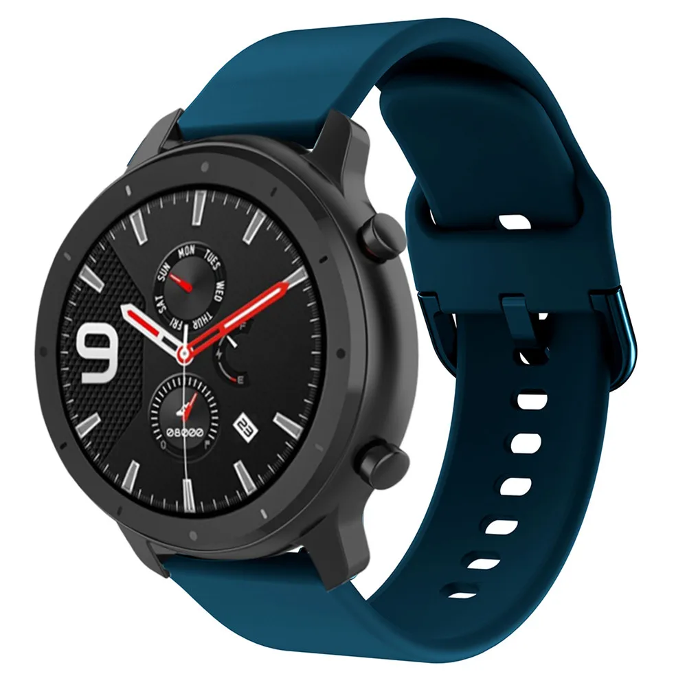 20 мм 22 мм спортивный ремешок для часов Ремешок Для Xiaomi Huami Amazfit GTR 47 мм Stratos 2 2S ремешок для часов Amazfit GTR 42 мм GTS ремни
