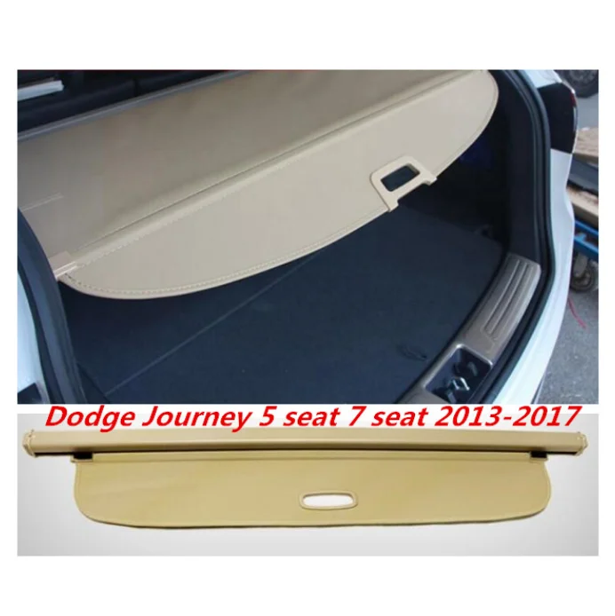 

Автомобильный задний багажник, защитный чехол для карго для Dodge Journey, 5 мест, 7 мест, 2013.2014.2015.2016.2017, черный, бежевый