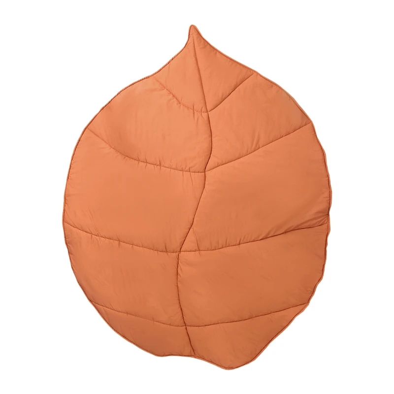 

Хлопковый коврик для ползания для новорожденных, одеяло в форме листьев, игровой коврик для ползания, детское украшение для детской комнаты...