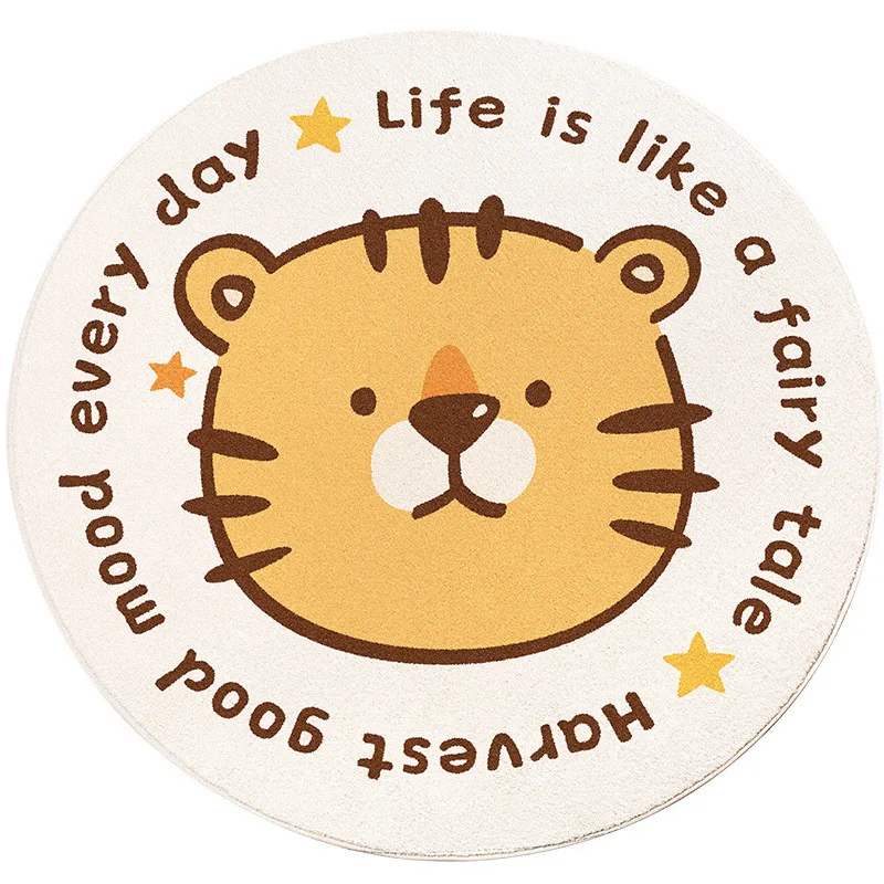 2022 мультяшный Тигр Новогодний Декор для дома гостиной диван круглый ковер