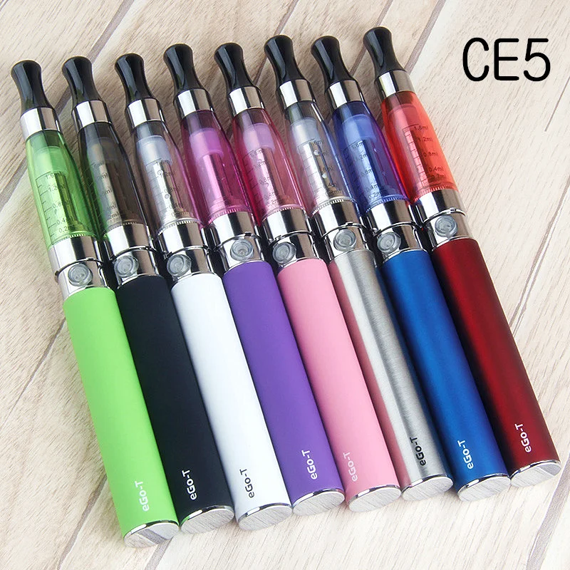 Эго CE5 starter kit EGO-T батареи 1100/900/650 мА/ч, блистер для электронной сигареты жидкость для электронной сигареты электронная сигарета 1,6 мл CE5 Распылитель USB Зарядное устройство
