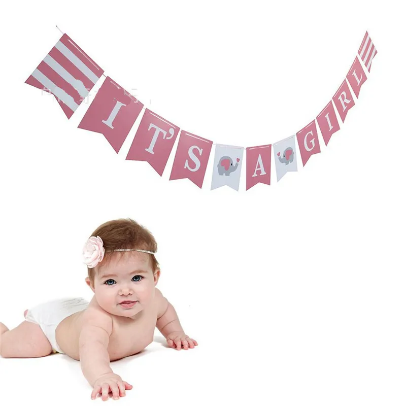 3 м Baby Shower Пол раскрыть вечерние украшения розового и синего цвета с изображением