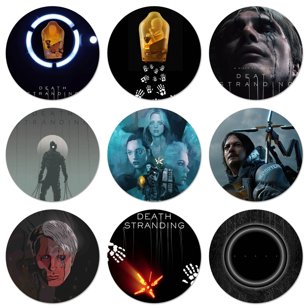 

Новое поступление, значок Death Stranding, украшение для одежды и рюкзака, подарок