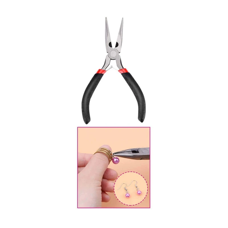 

Jewelry Making Supplies, Jewelry Repair Tools with Accessories Jewelry Pliers Findings and Beading Wires for Beginners