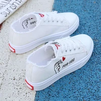 white sneakers women summer canvas shoes woman denim flats ladies lace up trainers casual outdoor walking sports shoes femme