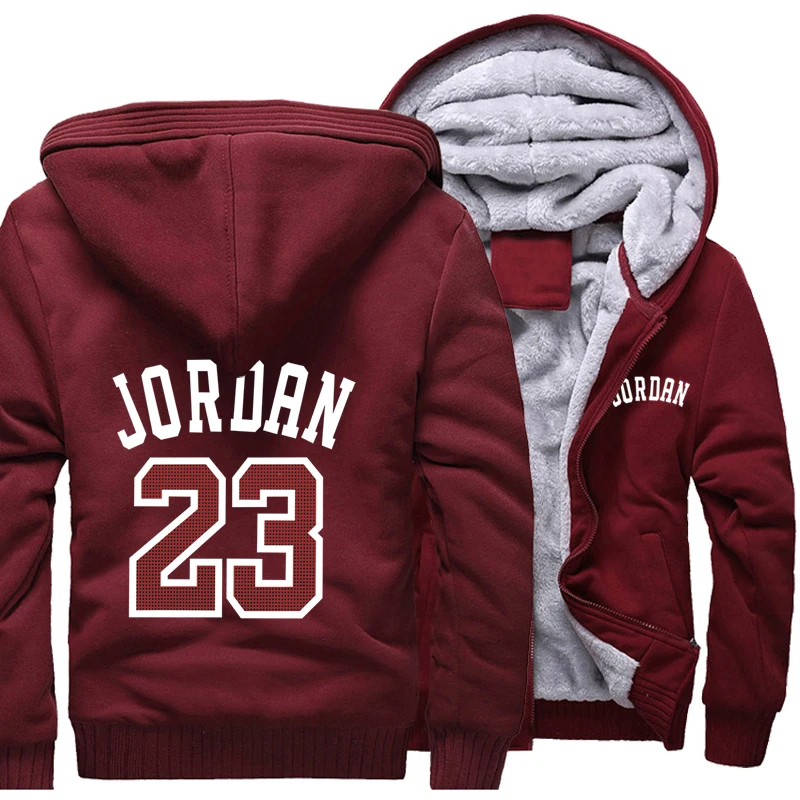 Мужские толстовки с капюшоном Jordan 23 Dikke Jas 2019 зимние реглан мужская уличная одежда