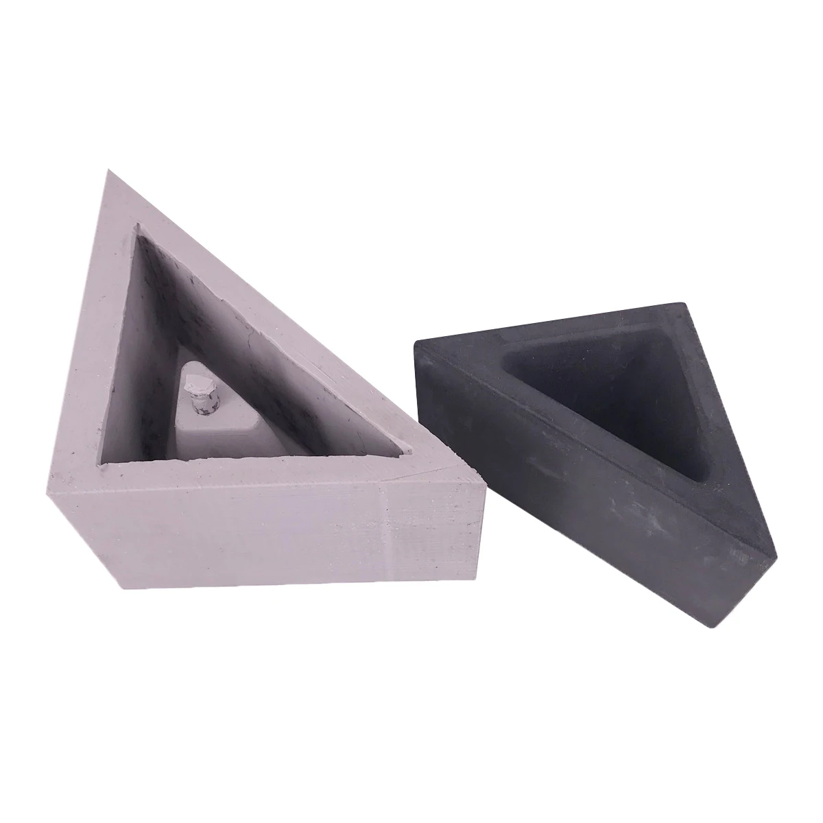 S/M/L 3D треугольный цветочный горшок силиконовая форма Геометрическая ваза для