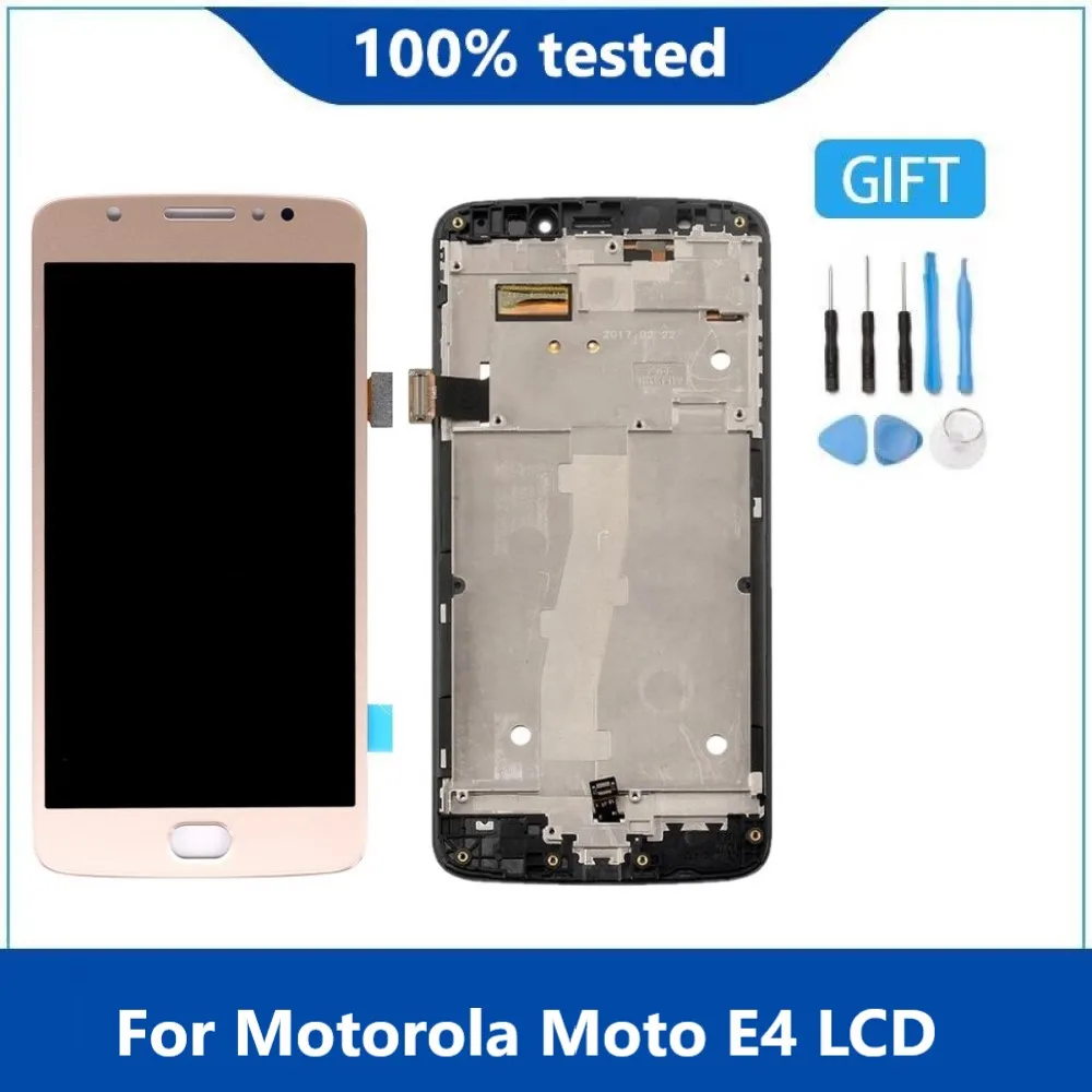 ЖК-дисплей для Motorola 5 0 &quotMoto E4 сменный сенсорный экран с дигитайзером в сборе XT1762