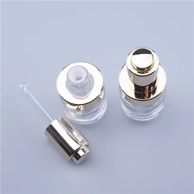 

500pcs Empty Clear Glass Dropper Bottle With Pipette Refillable Essential Oils Travel Bottle Container Makeup 30ML