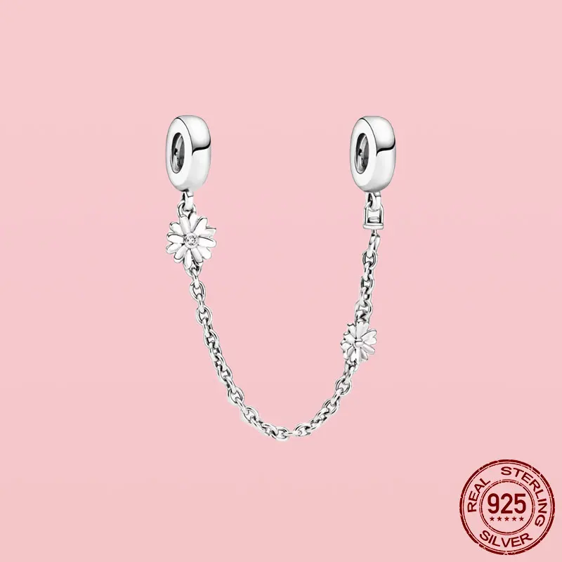 100% 925 пробы Серебряное Сверкающее Сердце Луна и Звезды Цветок отпечаток лапы