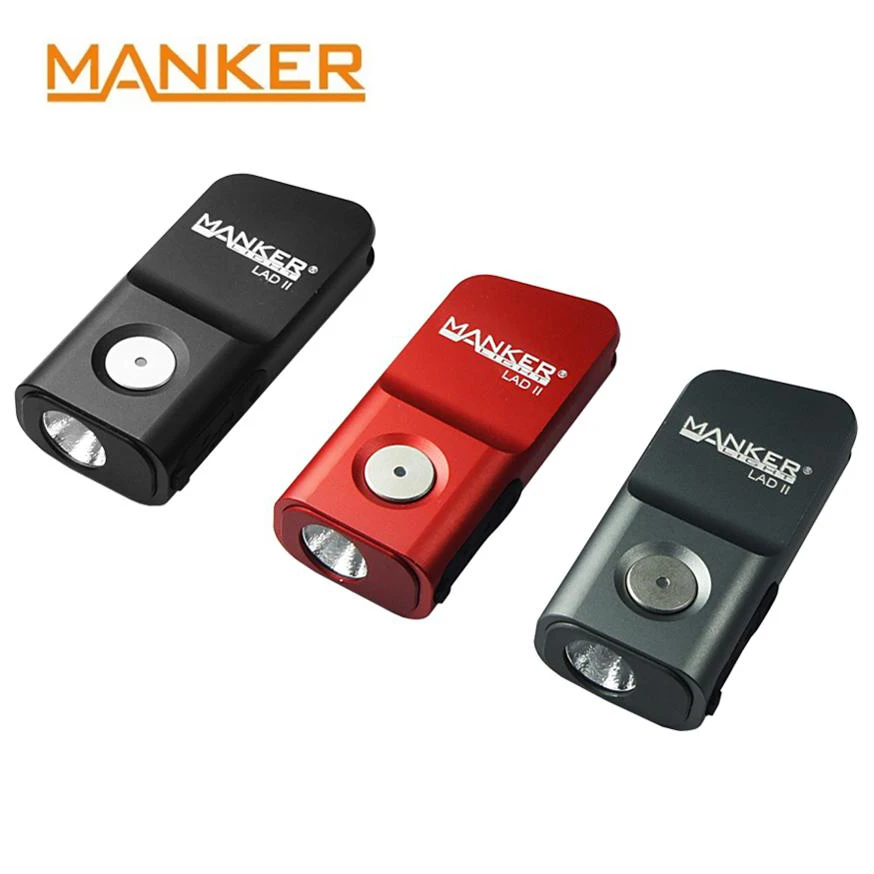 MANKER LAD II 300lm USB Перезаряжаемый брелок фонарик CREE XPG3/Nichia 219C светодиодный микро размер люстра EDC для повседневного ношения
