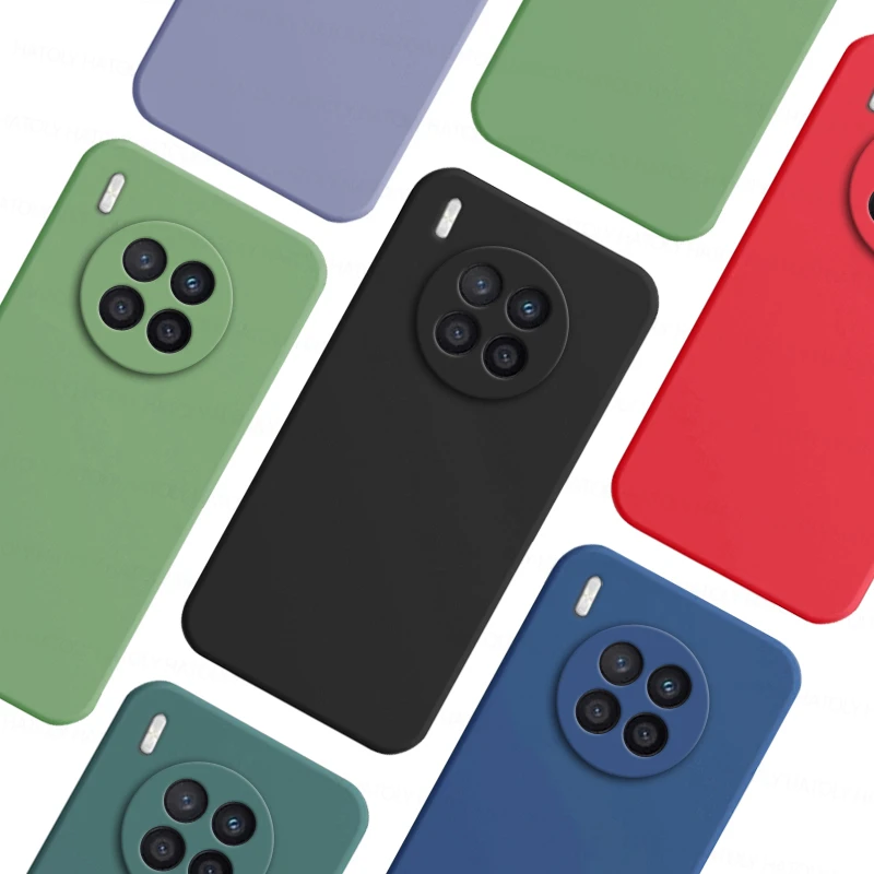

Чехол для Huawei Nova 8i, чехол для Huawei Nova 5T, 6, 7, 8i, 8, 9 Pro, чехлы из жидкого силикона, противоударный чехол из ТПУ для задней панели телефона Huawei Nova 8i