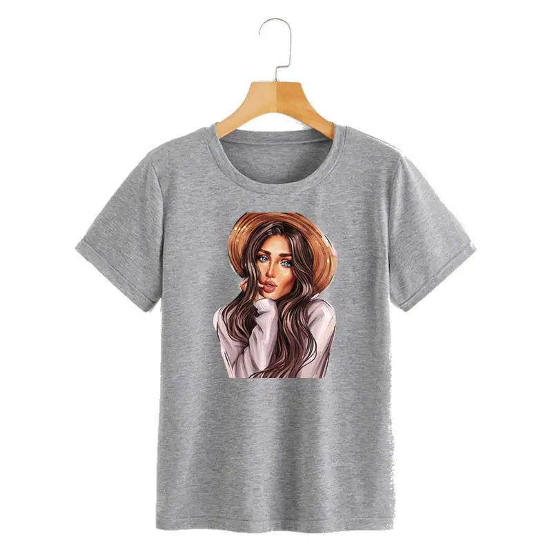 Термопереводные Значки для девочек в шляпе моющаяся одежда с теплопередачей