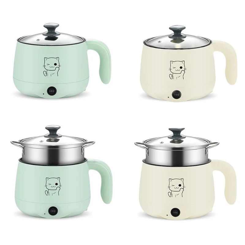 

Electric Cooking Machine Household Samll 1-2 People Hot Pot Multi Electric Rice Cooker Non-Stick Pan