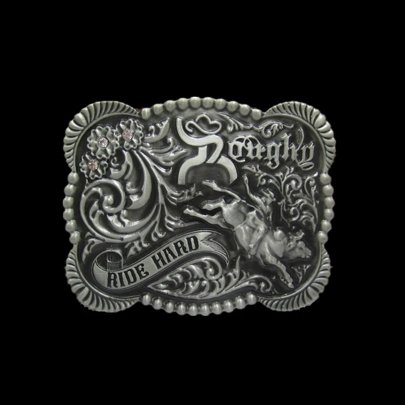 Хит продаж Мужская металлическая ковбойская пряжка для ремня в западном стиле