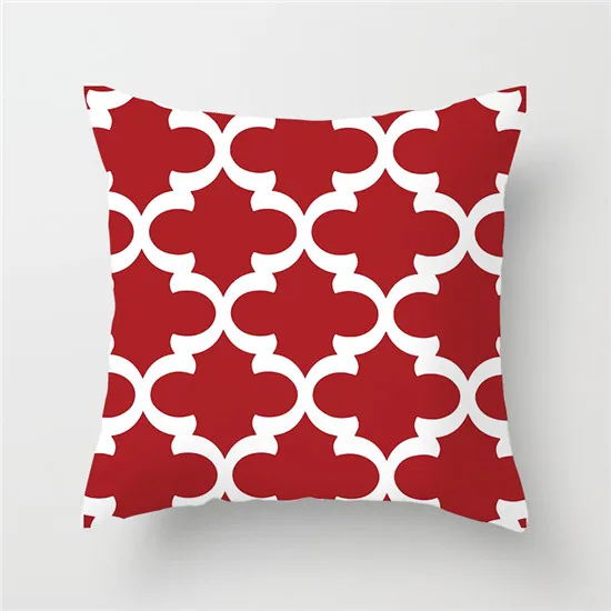 Fuwatacchi геометрический чехол для подушки розовая волнистая точка Подушка с