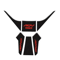 motorcycle tank pad decal protector carbon fibre gel fuel tank decals tank side protector kit sticker for honda xadv 150