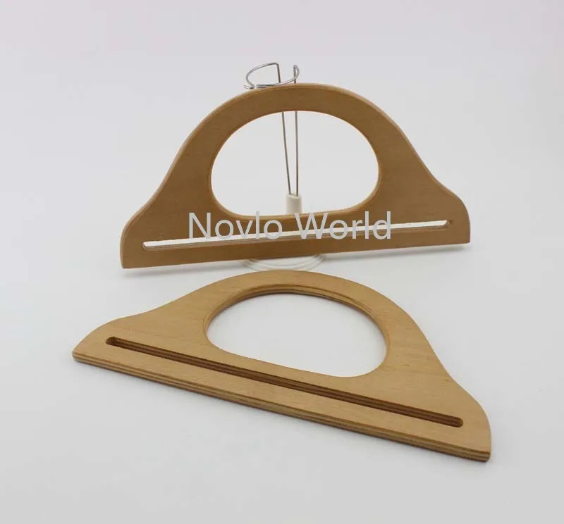 4 10 шт. коричневые деревянные верхние ручки для шитья Сумки 24 5 х11 см|bag handles|bag handles