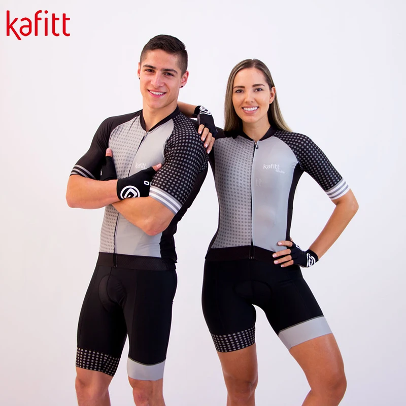 Женский костюм для триатлона Karfitt с коротким рукавом велосипедный боди одежда