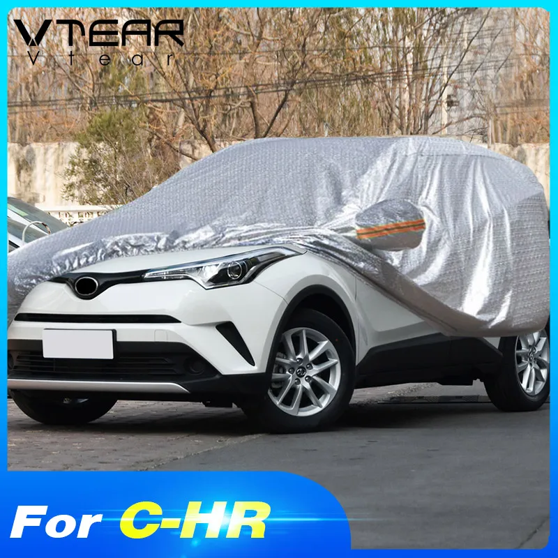 Автомобильные чехлы Vtear для Toyota CHR аксессуары C HR автомобильные алюминиевая