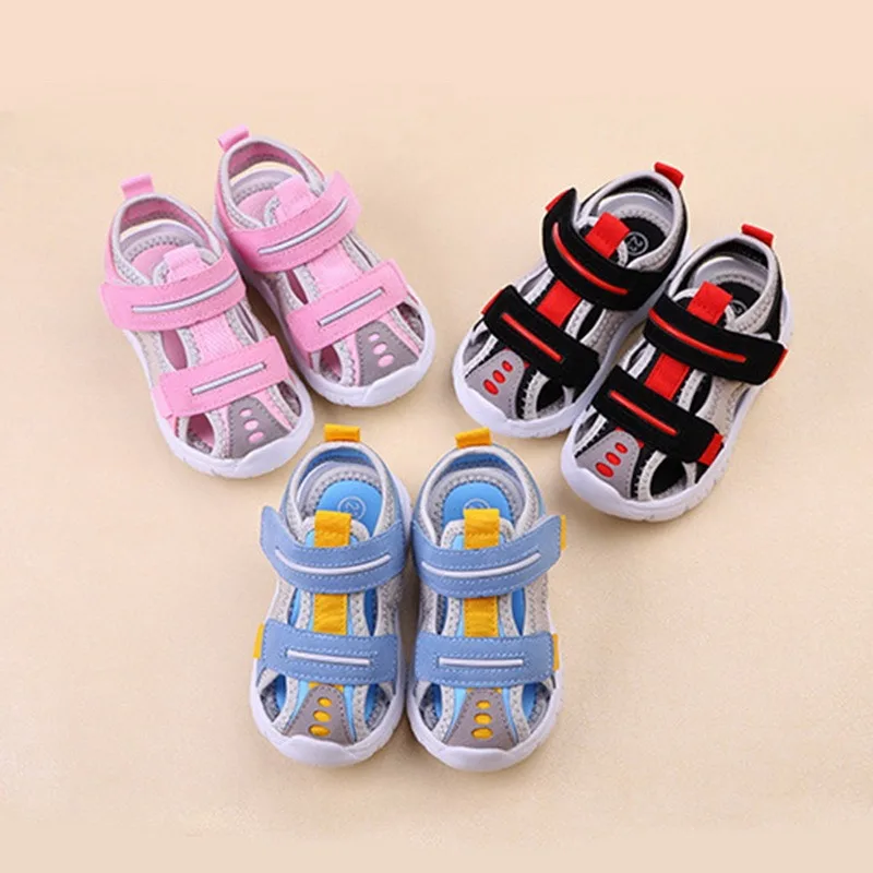 

Children Sandals Boys Girls Beach Shoes Soft Lightweight Closed-Toe Outdoor Kids Toddler Sandasl for Baby Shoes Summer