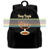 deep purple come taste the band album coverdale hughes women men backpack laptop travel school adult student