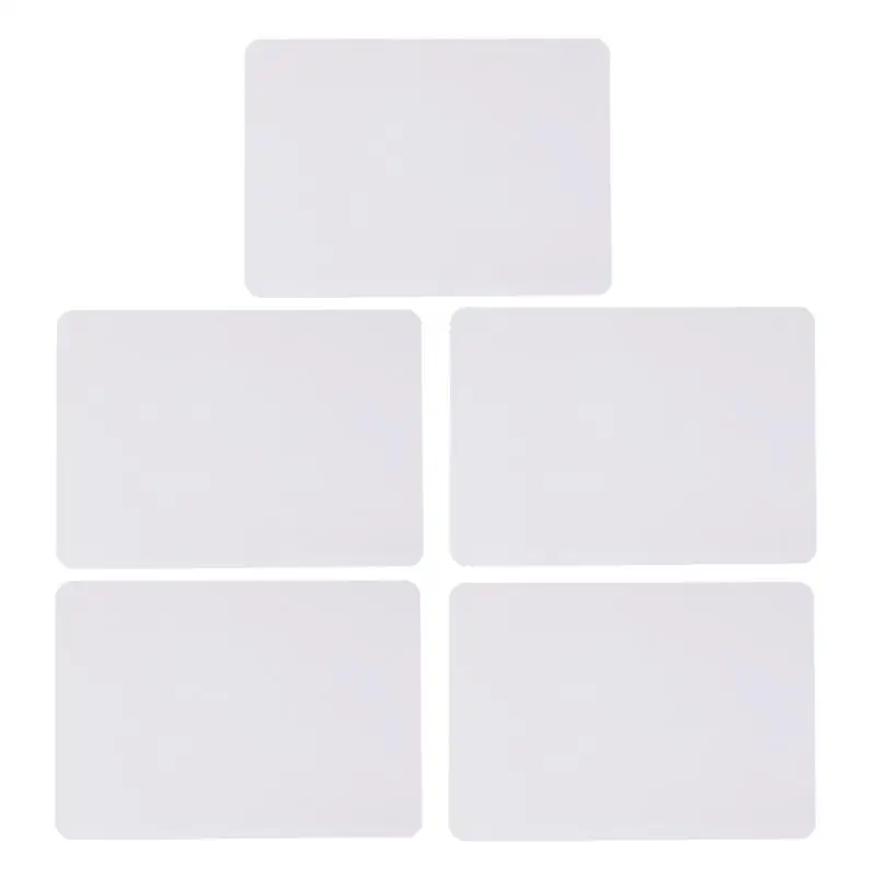 

5Pcs Frameless Whiteboards Wooden White Boards Early Education Drawing Boards
