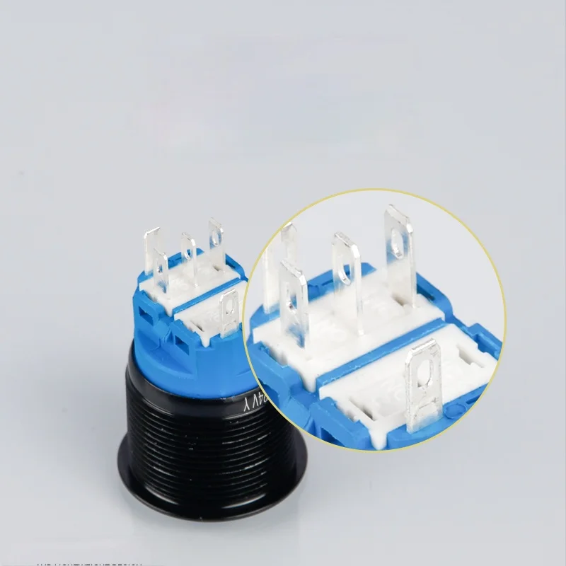 12/16/19/22mm Push Button Switch Oxidized Black Momentary Latching Fixed On Off Power LED Light 3V 6V 12V 24V 220V | Обустройство
