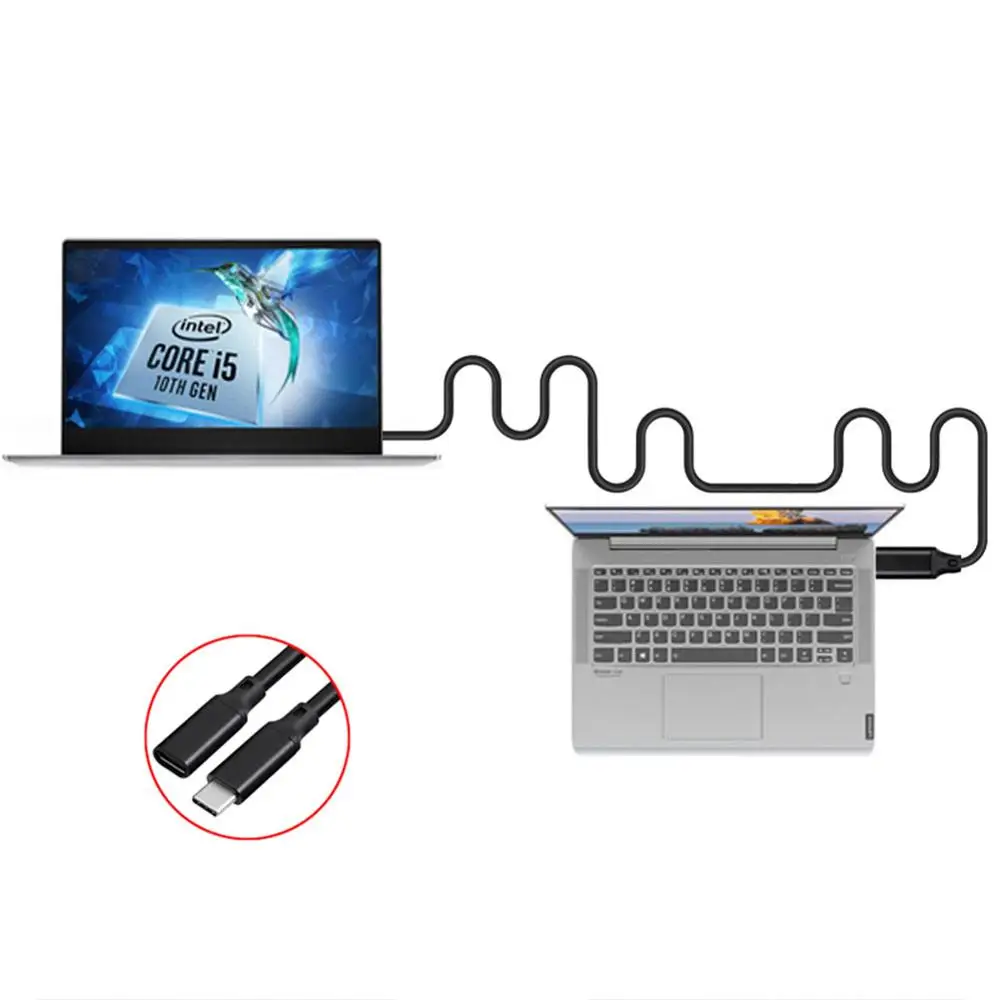 Удлинительный кабель HD 4K 60 Гц PD 5A USB3.1 Type C 100 Вт USB Gen 2 10 Гбит/с шнур для Macbook Nintendo Switch