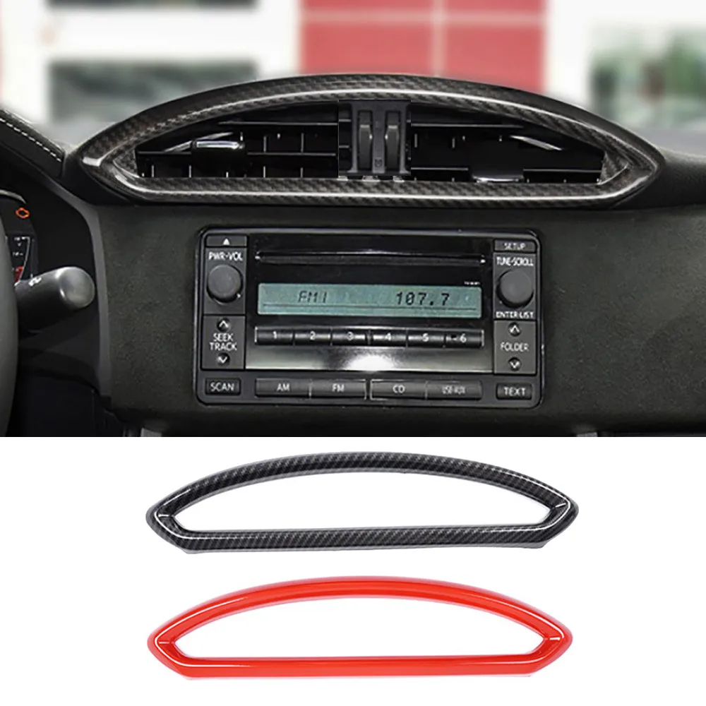 

Крышка вентиляционной панели с центральным управлением ABS, декоративная отделка для Toyota 86 Subaru BRZ 2012-2020, Scion FR-S 2013-16