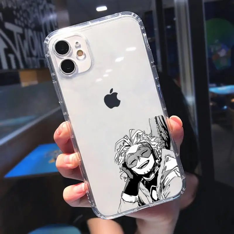 

My Hero Academia Midoriya Phone Case Transparent soft For iphone 5 5s 5c se 6 6s 7 8 11 12 plus mini x xs xr pro max