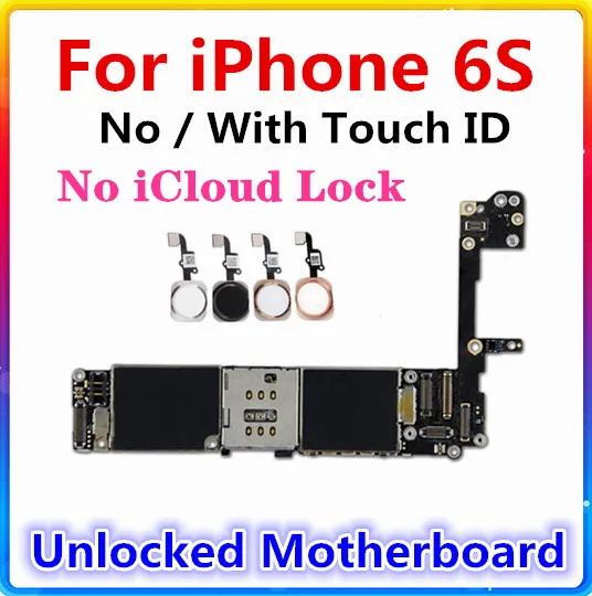 Материнская плата для iphone 6S без/с сенсорным Идентификатором оригинальная