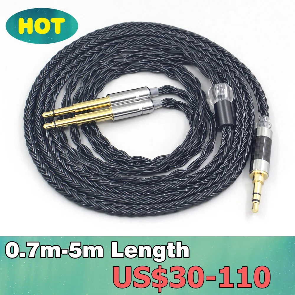 

16 Core 7N OCC Black Braided Earphone Cable For Meze 99 Classics NEO NOIR Headset Headphone LN007810