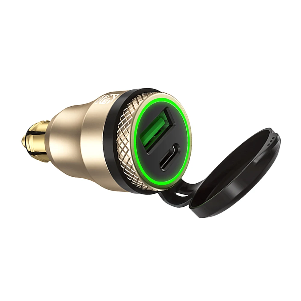 Быстрое зарядное устройство QC3.0 USB порт Type C для BMW R1200RT F650GS мотоцикл Din к адаптер