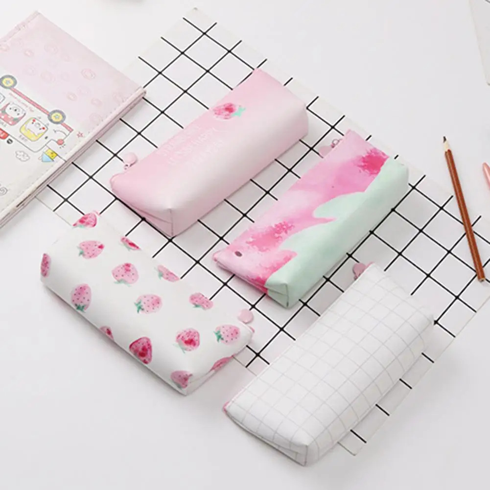 Прочный симпатичный клубничный высококачественный чехол карандаш из