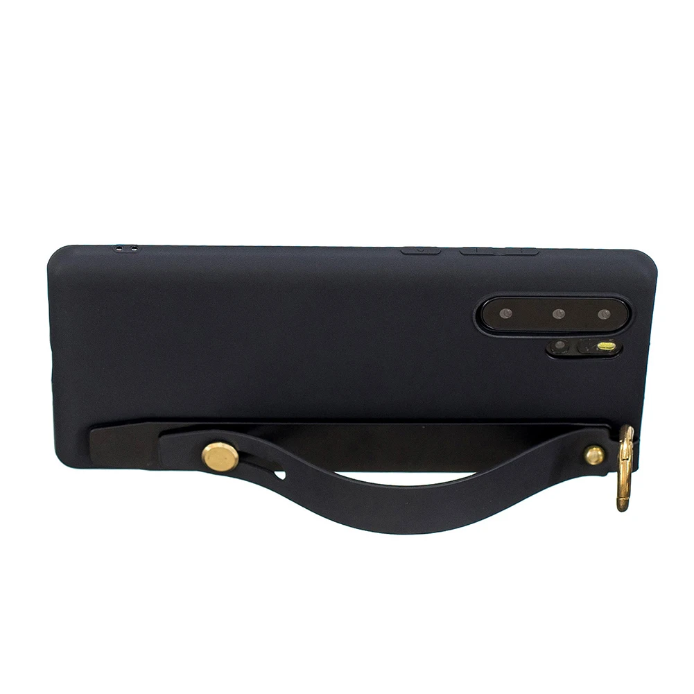 Wrist Strap Holder Case For Samsung Galaxy Note 10 Plus Ultra-thin Soft Silicone Wristband Back Cover iPhone 11 Pro Max Capa |