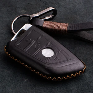 1 Pcs Genuine Leather Car Key Cover key Case For BMW 1 2 3 4 5 6 7 Series X1 X3 X4 X5 X6 F30 F34 F10 F07 F20 G30 F15 F16