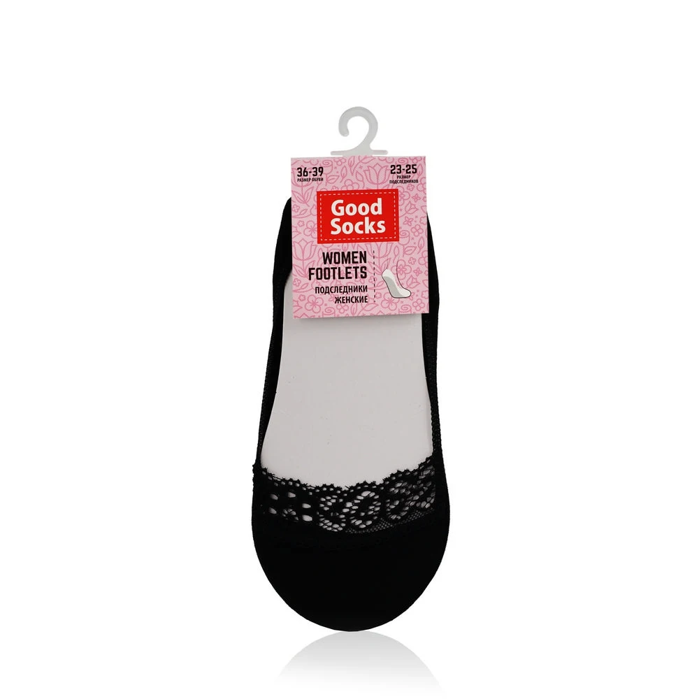 Подследники Good Socks трикотажные с кружевом SS19/17 |