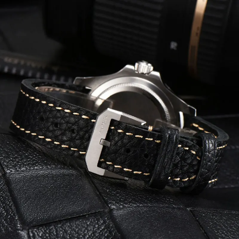 Мужские Водонепроницаемые механические часы с механизмом Miyota 8215 серым